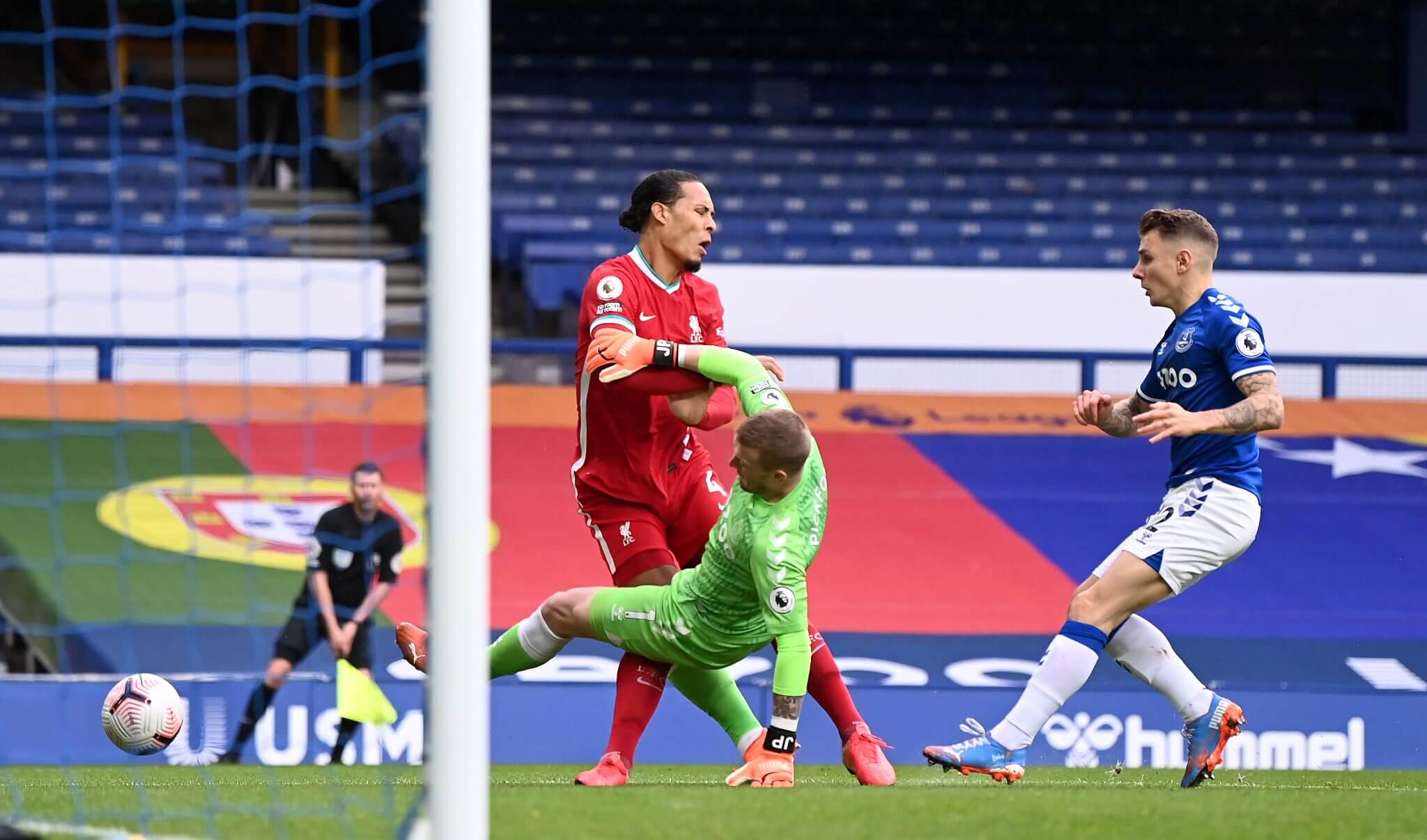 Vand Dijk ACL Injury vs Everton